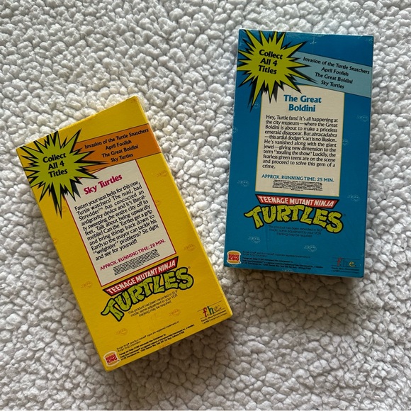 *NEW* TMNT Teenage Mutant Ninja Turtles VHS sealed Sky Turtles The Great Boldini - Picture 2 of 8